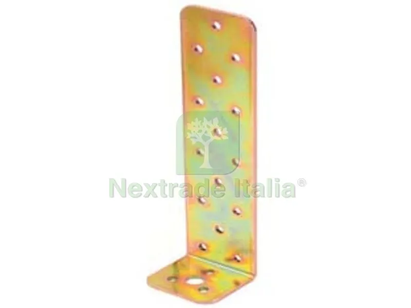 5PZ Piastra di Giunzione a Murare per Pavimenti ART.754 - mm. 300x45x50 - spessore mm.2,8 — Piastre e angolari — rif. FERX.FER471220