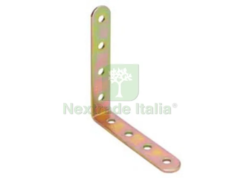 25PZ Lastrina AD Angolo a 90° Forata Pesante ART.768 - mm.100x100x20 - spessore mm.4 — Piastre e angolari — rif. FERX.FER471374