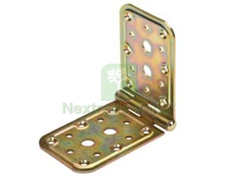 5PZ Cerniera di Giunzione ART.741 - mm.200 (98x98x65) - spessore mm.2,2 — Cerniere e cardini — rif. FERX.FER471398