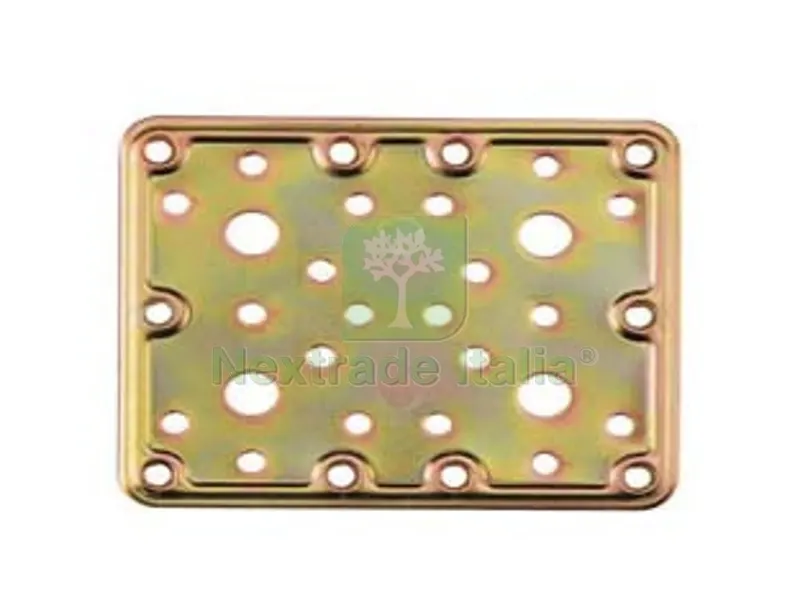 5PZ PIASTRA DI GIUNZIONE PESANTE DRITTA LARGHEZZA MM.100 ART.776 - mm.200x100 - spessore mm.2,2 — Piastre e angolari — rif. FERX.FER471718 5PZ PIASTRA DI GIUNZIONE PESANTE DRITTA LARGHEZZA MM.100 ART.776 - mm.200x100 - spessore mm.2,2 — Piastre e angolari — rif. FERX.FER471718
