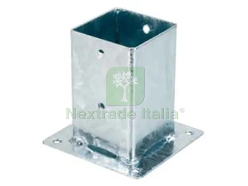 SUPPORTO A PAVIMENTO CON PIASTRA PER TRAVE ART.799 - mm.181x181 — Ferramenta per legno e mobili — rif. FERX.FER472104 SUPPORTO A PAVIMENTO CON PIASTRA PER TRAVE ART.799 - mm.181x181 — Ferramenta per legno e mobili — rif. FERX.FER472104