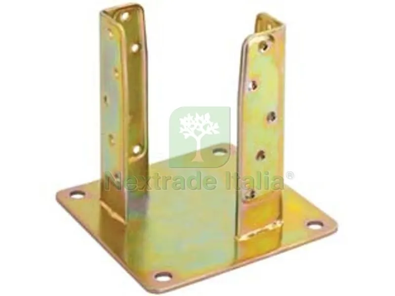 SUPPORTO A PAVIMENTO CON PIASTRA PER TRAVE ART.800 - mm.62x62 - spessore mm.5 — Ferramenta per legno e mobili — rif. FERX.FER472128 SUPPORTO A PAVIMENTO CON PIASTRA PER TRAVE ART.800 - mm.62x62 - spessore mm.5 — Ferramenta per legno e mobili — rif. FERX.FER472128