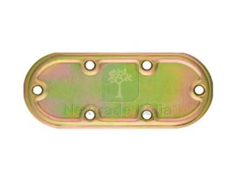 25PZ Piastra di Giunzione Pesante Dritta Arrotondata ART.970 - mm.160x50 - spessore mm.2,2 — Piastre e angolari — rif. FERX.FER472357