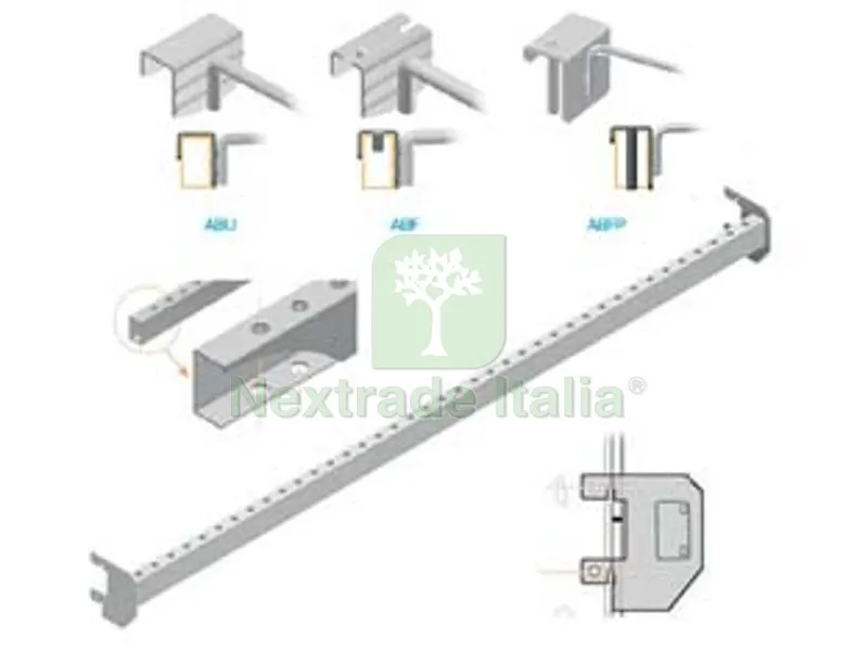 Barra Universale Cromata con Fori Passanti Interasse MM.25 — Casalinghi e organizzazione — rif. FERX.FER472531
