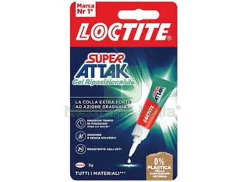12BLISTER SUPER ATTAK RIPOSIZIONABILE GEL GR.3 — Adesivi e sigillanti — rif. FERX.FER472555