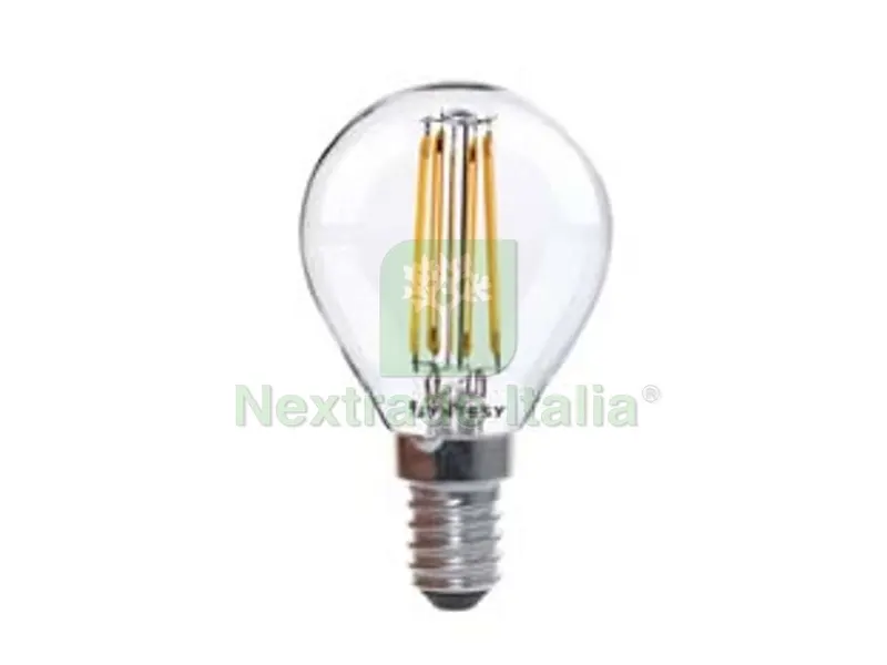 10PZ Lampada Filo LED Sfera Chiara E14 - 5w - E14 - 2700°K calda - 470 lm - cl. en.E — Illuminazione — rif. FERX.FER472951 10PZ Lampada Filo LED Sfera Chiara E14 - 5w - E14 - 2700°K calda - 470 lm - cl. en.E — Illuminazione — rif. FERX.FER472951