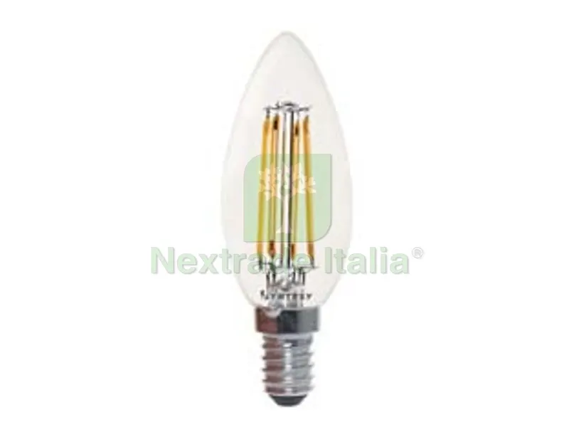 10PZ LAMPADA FILO LED OLIVA CHIARA E14 - 5w - E14 - 2700°K calda - 470lm - cl. en.E — Illuminazione — rif. FERX.FER473002 10PZ LAMPADA FILO LED OLIVA CHIARA E14 - 5w - E14 - 2700°K calda - 470lm - cl. en.E — Illuminazione — rif. FERX.FER473002