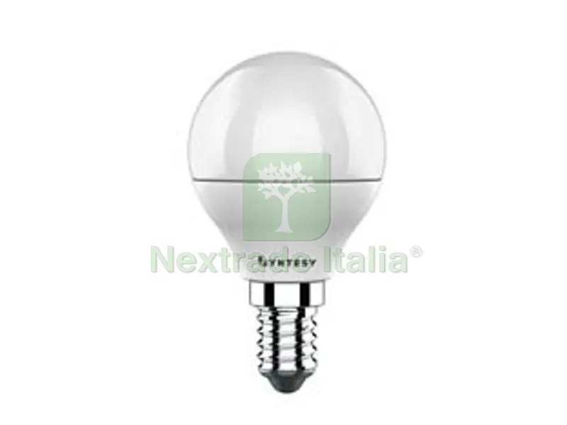 10PZ LAMPADA LED SFERA OPALE E14 - 4,9w - E14 - 6500°K fredda - 470 lm - cl. en.F — Illuminazione — rif. FERX.FER473354