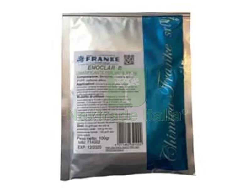 5PZ CHIARIFICANTE "ENOCLAR B" PER VINO BIANCO - gr.100 — Tempo libero outdoor — rif. FERX.FER475020 5PZ CHIARIFICANTE "ENOCLAR B" PER VINO BIANCO - gr.100 — Tempo libero outdoor — rif. FERX.FER475020