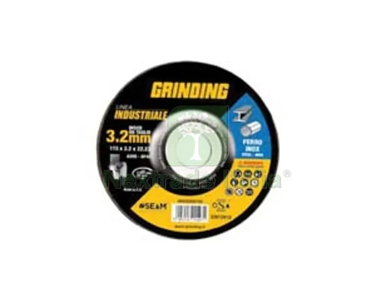 40PZ DISCHI TAGLIO E SGROSSO PER FERRO/INOX CENTRO DEPR. LINEA INDUSTRIALE - ø mm.125x3,2 foro 22,2 da taglio per ferro/inox — Punte, frese e dischi — rif. FERX.FER475914 40PZ DISCHI TAGLIO E SGROSSO PER FERRO/INOX CENTRO DEPR. LINEA INDUSTRIALE - ø mm.125x3,2 foro 22,2 da taglio per ferro/inox — Punte, frese e dischi — rif. FERX.FER475914