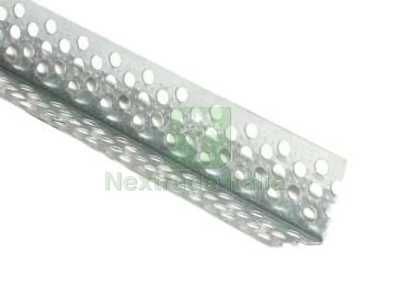 20PZ Paraspigoli Forato in Acciaio Zincato per Cartongesso - spessore mm.0,5 - dimensioni mm.30x30x mt.3 — Isolanti e reti — rif. FERX.FER476195 20PZ Paraspigoli Forato in Acciaio Zincato per Cartongesso - spessore mm.0,5 - dimensioni mm.30x30x mt.3 — Isolanti e reti — rif. FERX.FER476195