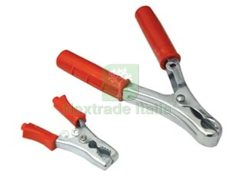 20PZ PINZA PER CAVO BATTERIA ROSSA - mm.80 40A — Pinze e tronchesi — rif. FERX.FER477840 20PZ PINZA PER CAVO BATTERIA ROSSA - mm.80 40A — Pinze e tronchesi — rif. FERX.FER477840