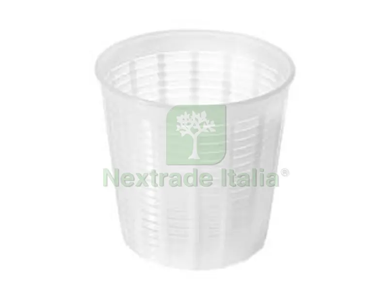 50PZ Fuscella per Ricotta GR.400/500 - ø superiore cm.9,8 - ø inferiore cm.7,8x10h. — Casalinghi e organizzazione — rif. FERX.FER478328