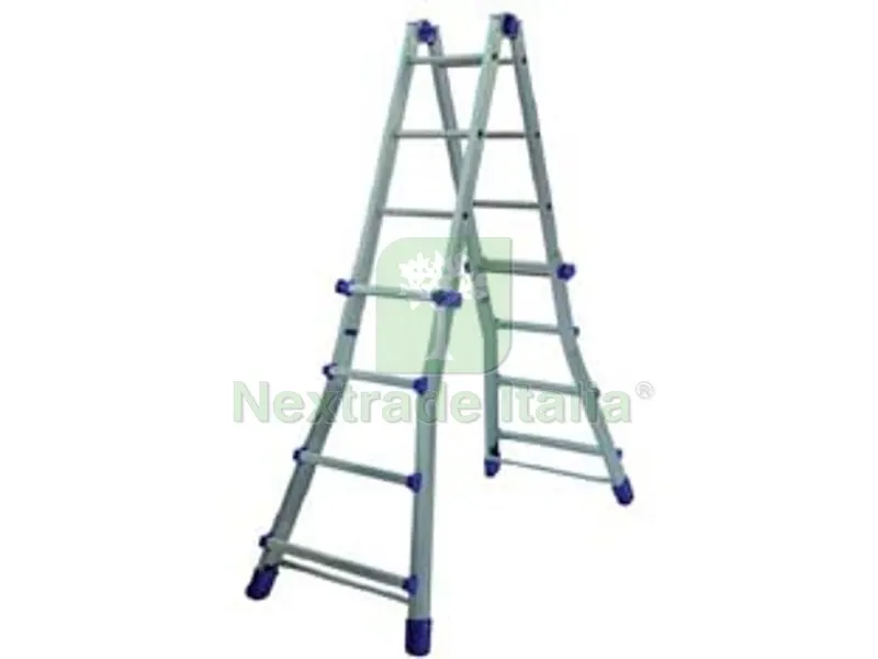 SCALA IN ALLUMINIO BRIKO BLU D.LGS.81/08 - 4+4 gradini cm.120-400h Kg12,5 base cm.62 (BB/2) — Scale e sgabelli — rif. FERX.FER478694 SCALA IN ALLUMINIO BRIKO BLU D.LGS.81/08 - 4+4 gradini cm.120-400h Kg12,5 base cm.62 (BB/2) — Scale e sgabelli — rif. FERX.FER478694