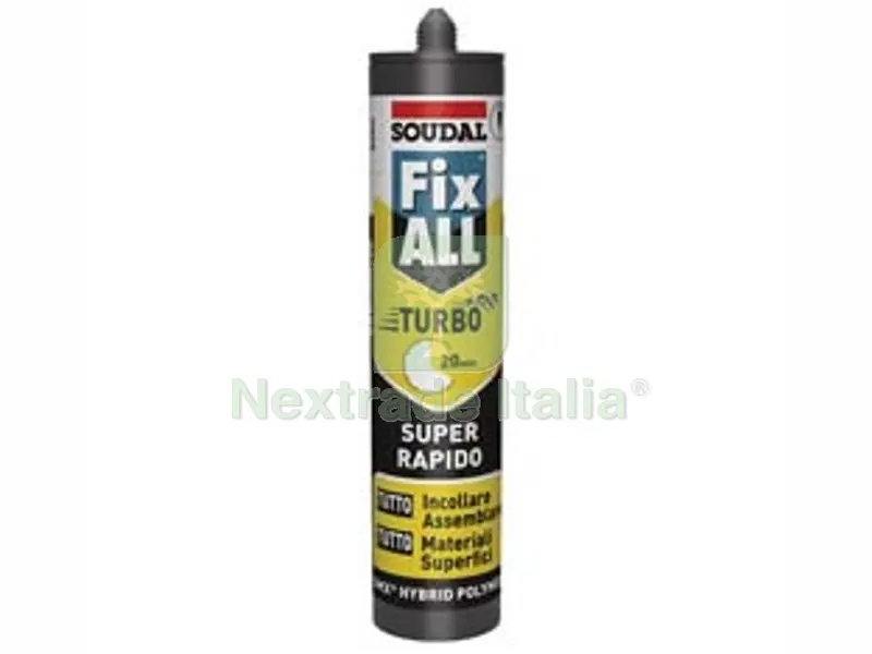 2PZ Sigillante Adesivo FIX ALL Turbo - ml.290 bianco — Adesivi e sigillanti — rif. FERX.FER479691 2PZ Sigillante Adesivo FIX ALL Turbo - ml.290 bianco — Adesivi e sigillanti — rif. FERX.FER479691