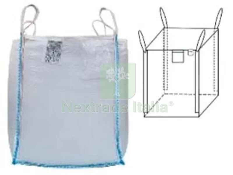 5PZ Saccone in Polipropilene Fondo Chiuso e Bocca Aperta - cm.90x90x120 - portata kg.1500 — Pile e batterie — rif. FERX.FER481069 5PZ Saccone in Polipropilene Fondo Chiuso e Bocca Aperta - cm.90x90x120 - portata kg.1500 — Pile e batterie — rif. FERX.FER481069
