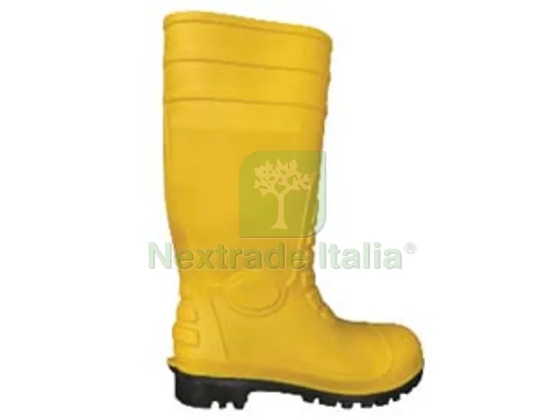 STIVALI DI SICUREZZA A GINOCCHIO IN PVC GIALLO - n°46 — Calzature antinfortunistiche — rif. FERX.FER481380 STIVALI DI SICUREZZA A GINOCCHIO IN PVC GIALLO - n°46 — Calzature antinfortunistiche — rif. FERX.FER481380