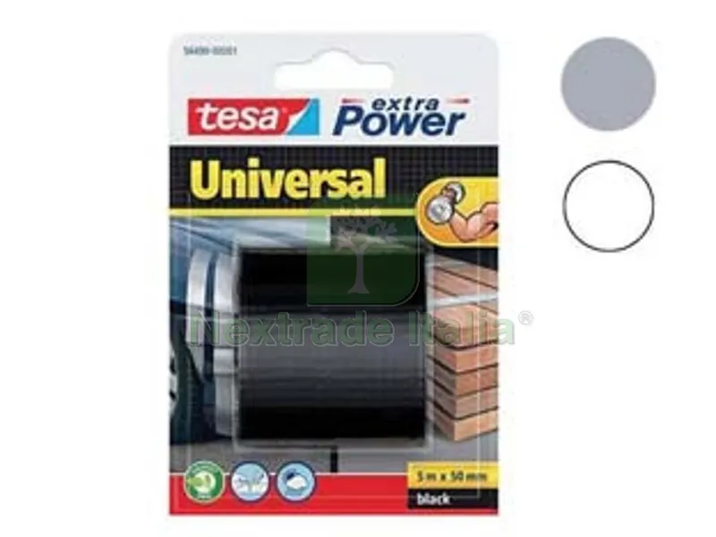 4PZ NASTRO TELATO EXTRA POWER UNIVERSALE - mm.50 in rotoli da mt 5 - grigio — Adesivi e sigillanti — rif. FERX.FER482295 4PZ NASTRO TELATO EXTRA POWER UNIVERSALE - mm.50 in rotoli da mt 5 - grigio — Adesivi e sigillanti — rif. FERX.FER482295