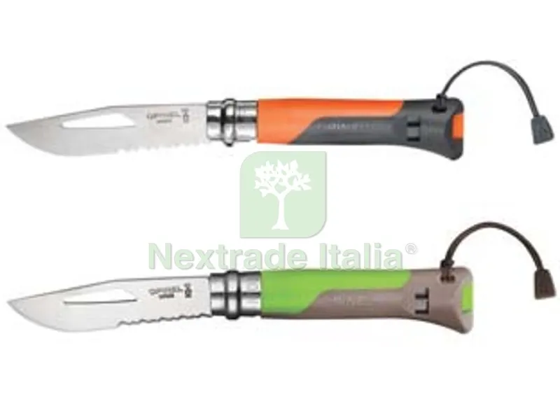 COLTELLO OPINEL 08 OUTODOOR - n°8 lama da cm.8,5 colore arancione/grigio — Cucina e coltelleria — rif. FERX.FER482608 COLTELLO OPINEL 08 OUTODOOR - n°8 lama da cm.8,5 colore arancione/grigio — Cucina e coltelleria — rif. FERX.FER482608