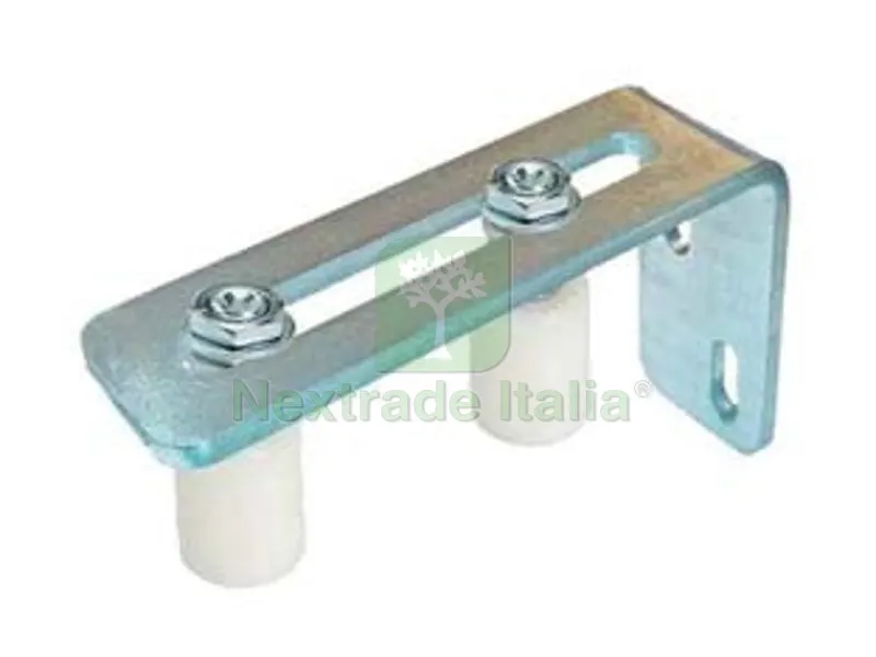 PIASTRA GUIDACANCELLO REGOLABILE 2 OLIVE NYLON ART.456 - mm.195x100 — Accessori bagno — rif. FERX.FER482820