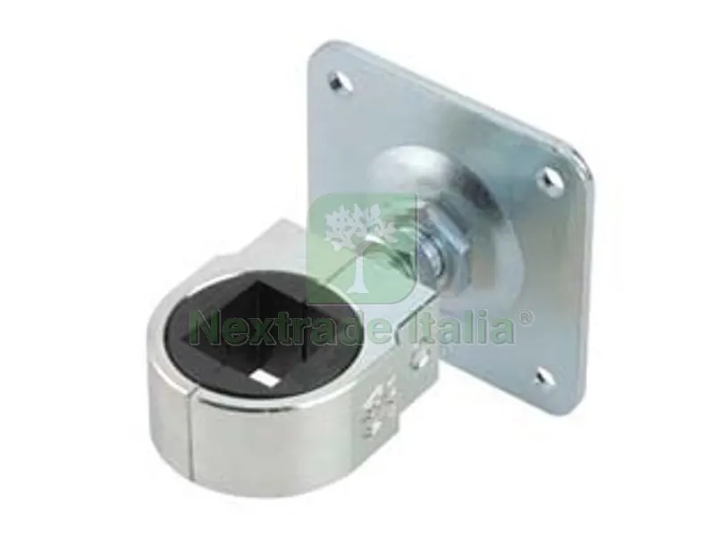 Cardine a Saldare Regolabile Zincato Matrix M22 ART.848 - tubo mm.35 - piastra mm.100x100 — Cerniere e cardini — rif. FERX.FER482875
