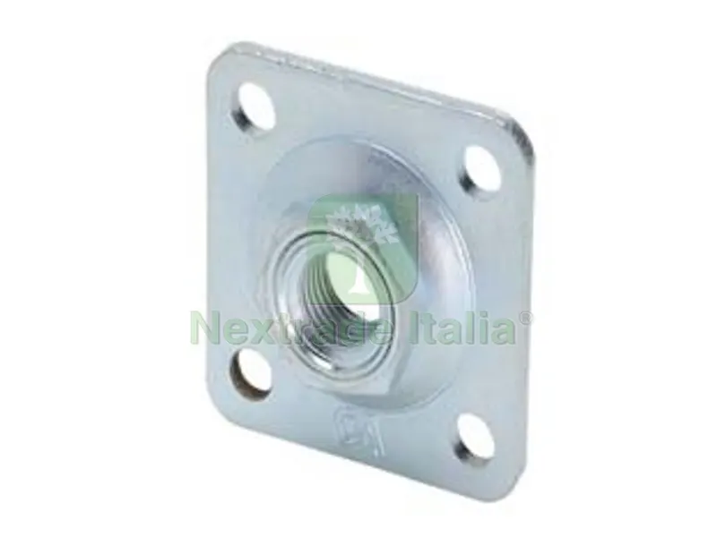 5PZ Piastra in Acciaio Zincato per Cardine - piastra mm.100x100 M20 per cardine art.860P — Cerniere e cardini — rif. FERX.FER483018