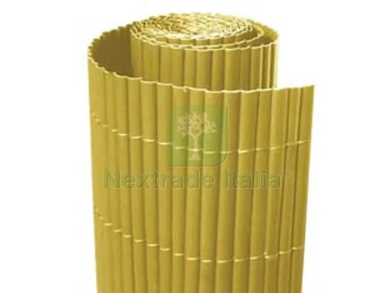 ARELLA EFFETTO BAMBOO IN PVC NATURALE - cm.150x300 - kg.4,5 — Arelle e frangivista — rif. FERX.FER483940