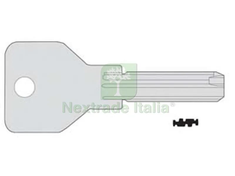 10PZ Chiave Profilo Piatto 00670010 - 00670010 (tipo silca CS146) — Profili e angolari decorativi — rif. FERX.FER484800