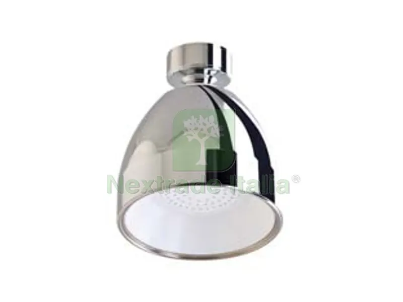 SOFFIONE DOCCIA IN ABS CROMATO 1/2" FEMMINA BIANCO — Rubinetti e valvole — rif. FERX.FER485043