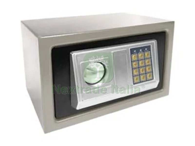 CASSAFORTE DA HOTEL CON COMBINAZIONE ELETTRONICA - mm.310x200x200h. — Casseforti — rif. FERX.FER486385