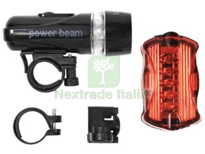 6PZ LUCE ANTERIORE E POSTERIORE A 5 LED PER BICICLETTA - cm.10 anteriore - cm.6.5 posteriore — Tasselli e ancoraggi — rif. FERX.FER486408 6PZ LUCE ANTERIORE E POSTERIORE A 5 LED PER BICICLETTA - cm.10 anteriore - cm.6.5 posteriore — Tasselli e ancoraggi — rif. FERX.FER486408