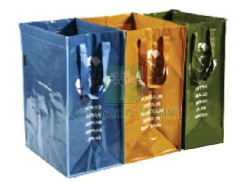 6SERIE BORSA PER RACCOLTA DIFFERENZIATA - dimensioni singola borsa cm.26x35x49h. - pz.3 — Casalinghi e organizzazione — rif. FERX.FER486569 6SERIE BORSA PER RACCOLTA DIFFERENZIATA - dimensioni singola borsa cm.26x35x49h. - pz.3 — Casalinghi e organizzazione — rif. FERX.FER486569
