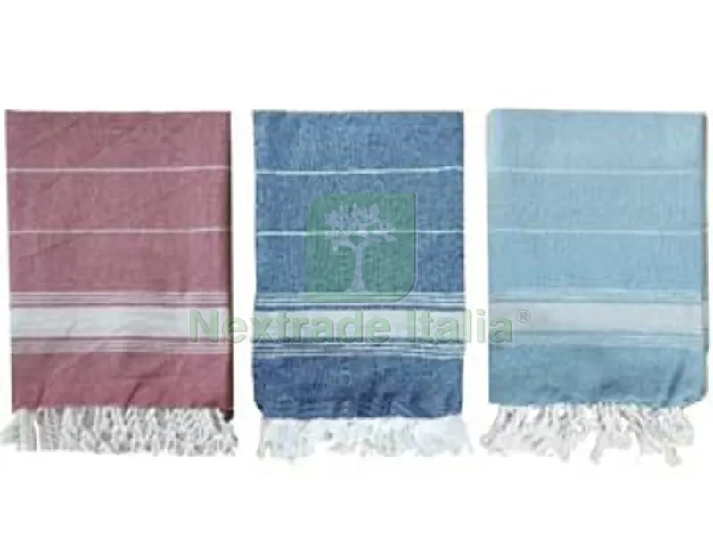 3PZ Telo Mare "zuma" in Cotone cm.90X180 colore blu — Giochi e accessori acqua — rif. FERX.FER486668