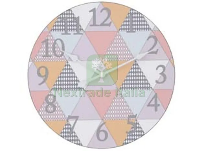 OROLOGIO MURO TRIANGOLI - ø cm.30 — Casalinghi e organizzazione — rif. FERX.FER486750 OROLOGIO MURO TRIANGOLI - ø cm.30 — Casalinghi e organizzazione — rif. FERX.FER486750