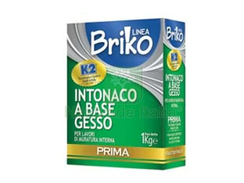 12PZ K2 Linea Briko Intonaco Base Gesso Bianco in Polvere Rasante - Kg.1 in scatola — Cemento, malte e collanti edili — rif. FERX.FER488525 12PZ K2 Linea Briko Intonaco Base Gesso Bianco in Polvere Rasante - Kg.1 in scatola — Cemento, malte e collanti edili — rif. FERX.FER488525