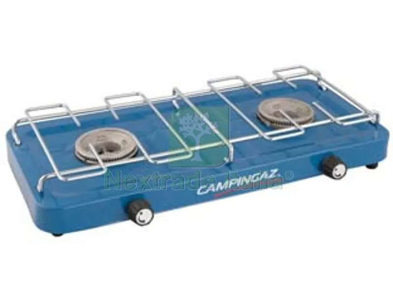 Fornello 2 Fuochi Base Camp - cm.43x24x7,5h - peso Kg.1,4 — Casalinghi e organizzazione — rif. FERX.FER488686 Fornello 2 Fuochi Base Camp - cm.43x24x7,5h - peso Kg.1,4 — Casalinghi e organizzazione — rif. FERX.FER488686