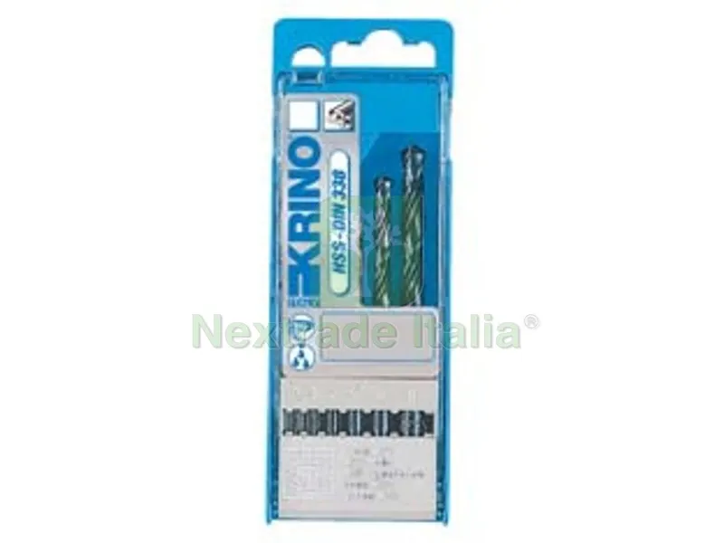 PUNTE HSS DIN 338 RULLATE IN SET DA 6 PEZZI — Punte, frese e dischi — rif. FERX.FER489256