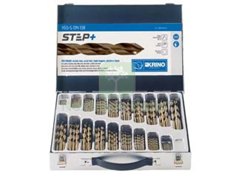 VALIGETTA PUNTE HSS-G RETTIFICATE STEP + IN SET DA 116 PEZZI - mm.330x240x55 — Punte, frese e dischi — rif. FERX.FER489416 VALIGETTA PUNTE HSS-G RETTIFICATE STEP + IN SET DA 116 PEZZI - mm.330x240x55 — Punte, frese e dischi — rif. FERX.FER489416