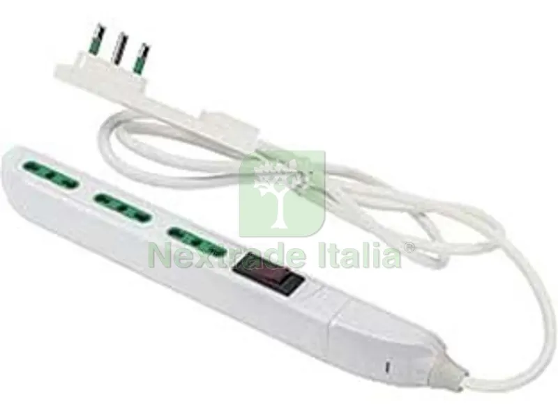 MULTIPRESA 3 POSTI BIPASSO + SHUKO CON INTERRUTTORE BIANCA - bianca 47402 — Interruttori e prese — rif. FERX.FER490207 MULTIPRESA 3 POSTI BIPASSO + SHUKO CON INTERRUTTORE BIANCA - bianca 47402 — Interruttori e prese — rif. FERX.FER490207