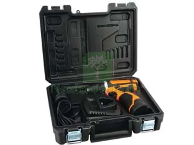 Kit Trapano Avvitatore 12V+VALIGIA+BATTERIA+CARICABATTERIA — Trapani e avvitatori — rif. FERX.FER490481 Kit Trapano Avvitatore 12V+VALIGIA+BATTERIA+CARICABATTERIA — Trapani e avvitatori — rif. FERX.FER490481