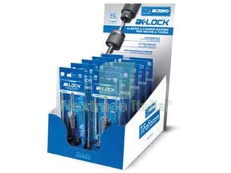 DISPALY PEZZI 10 ALBERO K-LOCK A CAMBIO RAPIDO PER FRESA A TAZZA (SU ORDINAZIONE) — Punte, frese e dischi — rif. FERX.FER490801 DISPALY PEZZI 10 ALBERO K-LOCK A CAMBIO RAPIDO PER FRESA A TAZZA (SU ORDINAZIONE) — Punte, frese e dischi — rif. FERX.FER490801