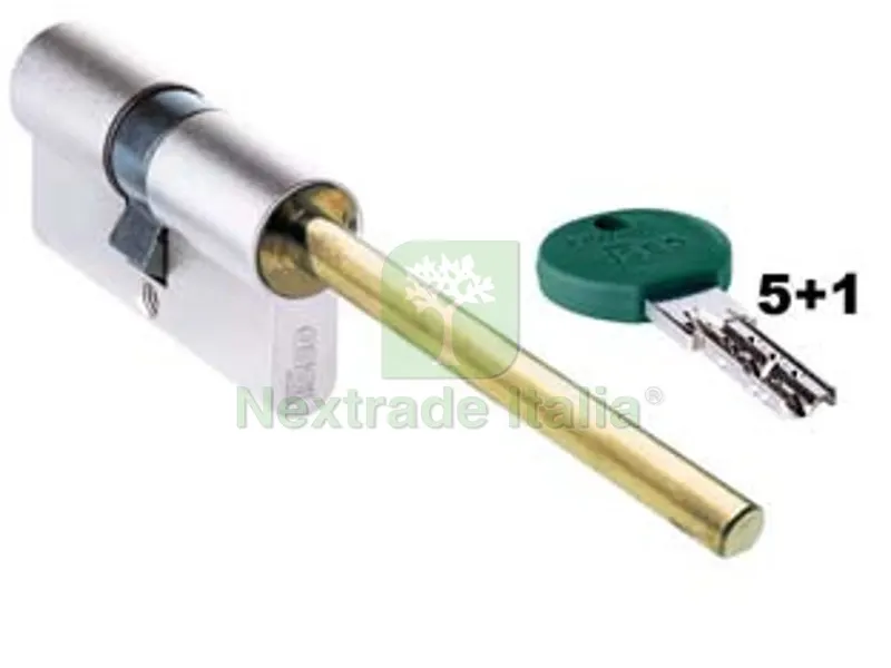 Cilindro Europeo Sagomato Doppio Profilo "R700" per Pomolo 82R76 - mm.65 decentrato (30+35) (82R76D0359C.H526) — Serrature e cilindri — rif. FERX.FER491006