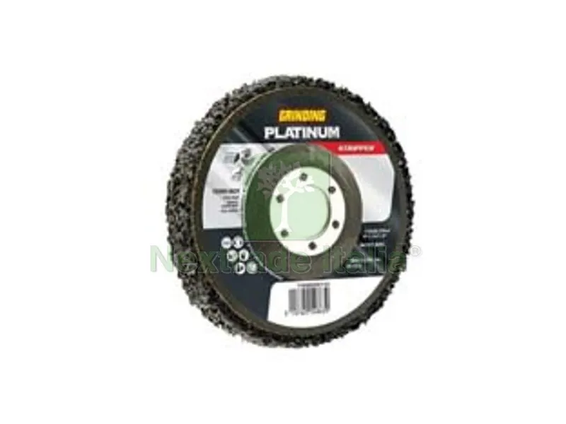 5PZ DISCO ABRASIVO IN NYLON "PLATINUM STRIPPER" RIMUOVI TUTTO - ø mm.115 foro 22,2 — Punte, frese e dischi — rif. FERX.FER491044 5PZ DISCO ABRASIVO IN NYLON "PLATINUM STRIPPER" RIMUOVI TUTTO - ø mm.115 foro 22,2 — Punte, frese e dischi — rif. FERX.FER491044