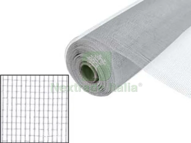 ZANZARIERA IN ALLUMINIO LITE KOTE 18/14 - maglia 18/14 - cm.100 x mt.30 - colore argento — Tende e zanzariere — rif. FERX.FER491181 ZANZARIERA IN ALLUMINIO LITE KOTE 18/14 - maglia 18/14 - cm.100 x mt.30 - colore argento — Tende e zanzariere — rif. FERX.FER491181