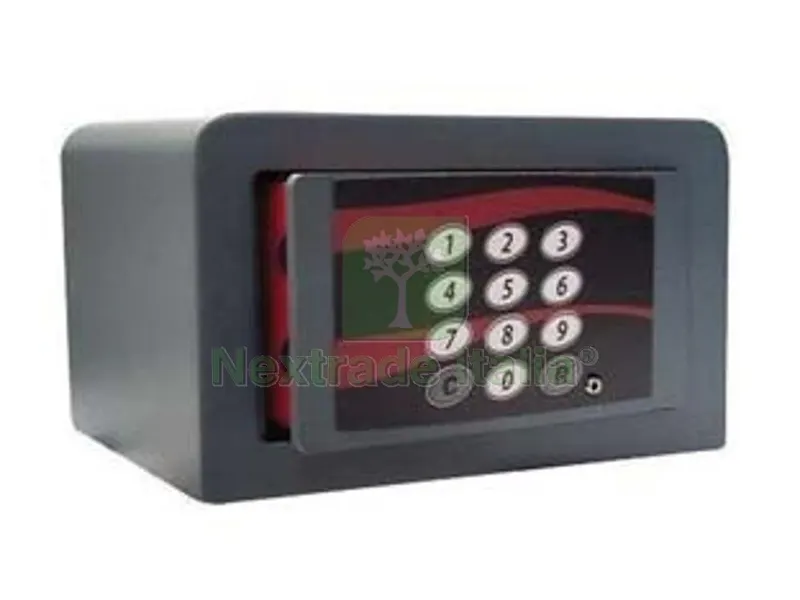 Cassaforte a Mobile con Combinazione Elettronica 655A - mm.221x161x131h. Kg.6 (655A) 2 catenacci — Casseforti — rif. FERX.FER491495