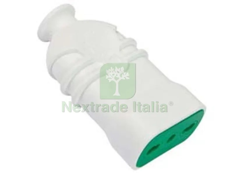 5PZ Presa Dritta 2 Poli + Terra Bipasso 16A Bianca HI-Pro - bianca 81110 — Illuminazione — rif. FERX.FER493451