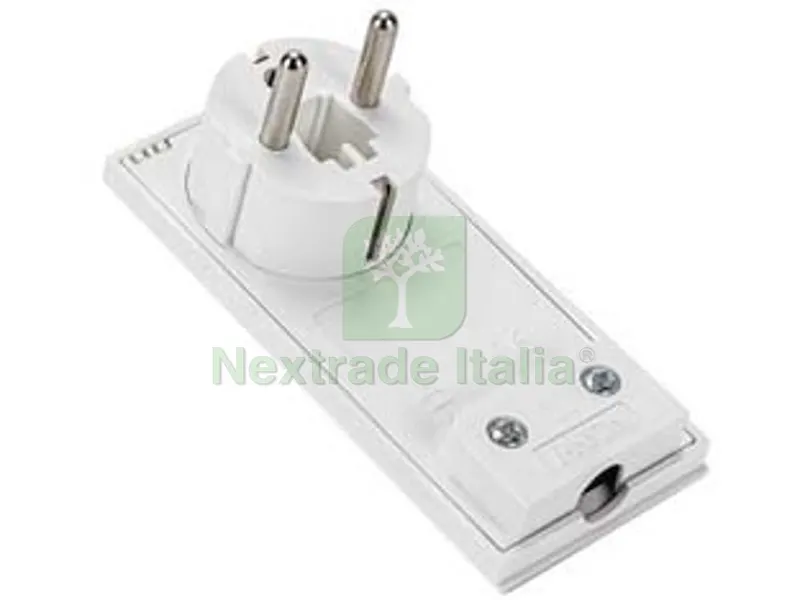 3PZ Spina Salva Spazio Schuko 2 Poli + Terra Bianca - bianca 16A 80150 — Interruttori e prese — rif. FERX.FER493482