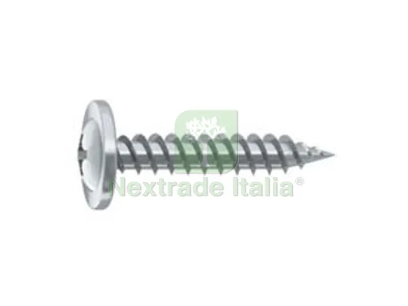 5BLISTER Vite Autofilettante per Cartongesso Testa M.TONDA Ranellata in Blister - ø mm.4,2x16 in blister pz.50 (A) — Viti — rif. FERX.FER495547