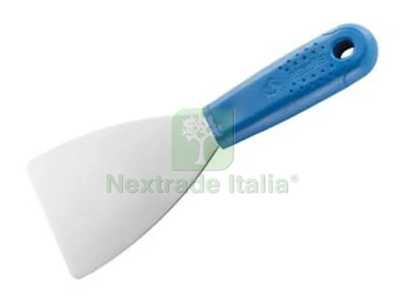 4PZ SPATOLA CON MANICO IN PLASTICA ANGOLI TONDI ACCIAIO INOX PER STUCCO - mm.60 - 54287 — Spatole e attrezzi per stesura — rif. FERX.FER496742 4PZ SPATOLA CON MANICO IN PLASTICA ANGOLI TONDI ACCIAIO INOX PER STUCCO - mm.60 - 54287 — Spatole e attrezzi per stesura — rif. FERX.FER496742