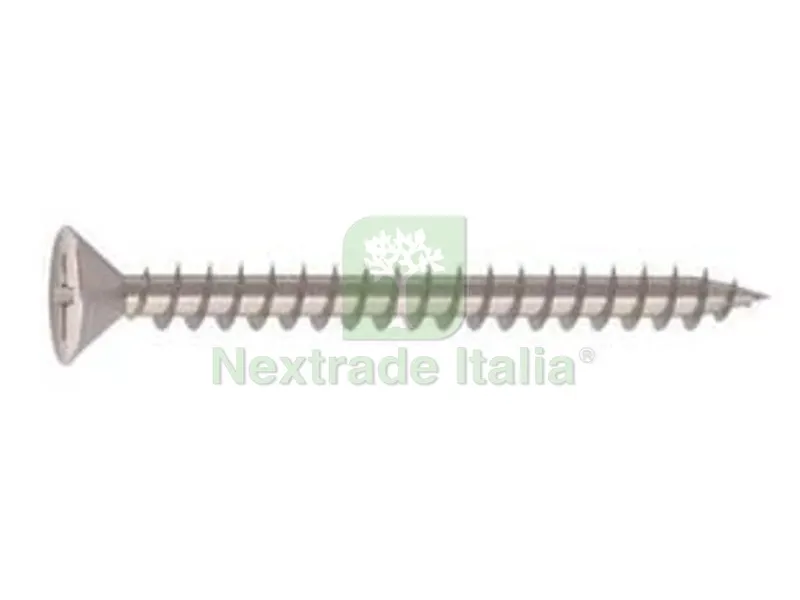 5BLISTER Vite Truciolare TSP Cava PZ Interamente Filettata Inox A2 in Blister - ø mm.4x40 in blister pz.25 (A) — Pannelli e tavole in legno — rif. FERX.FER498043 5BLISTER Vite Truciolare TSP Cava PZ Interamente Filettata Inox A2 in Blister - ø mm.4x40 in blister pz.25 (A) — Pannelli e tavole in legno — rif. FERX.FER498043